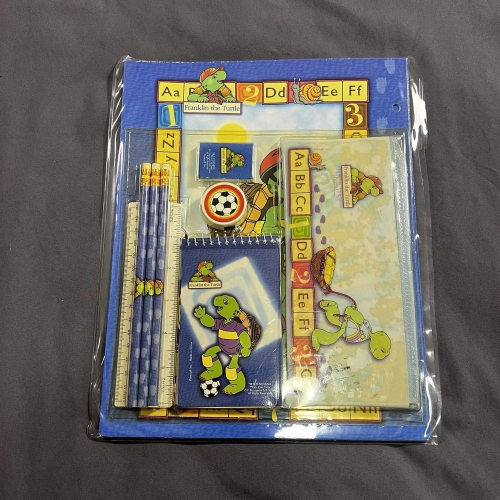 Franklin‎ The Turtle TV Show New Vintage Stationary Set RARE Hard To Find